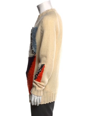 Jil Sander Wool Graphic Print Pullover