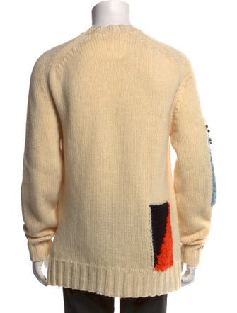 Jil Sander Wool Graphic Print Pullover