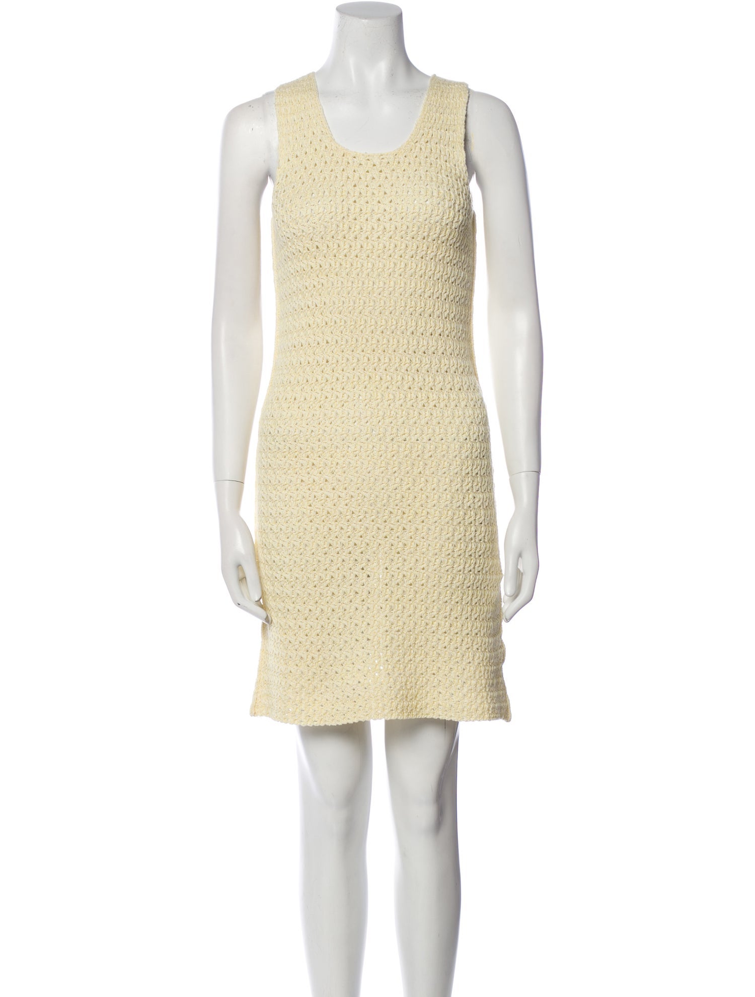 Jil Sander Scoop Neck Mini Dress