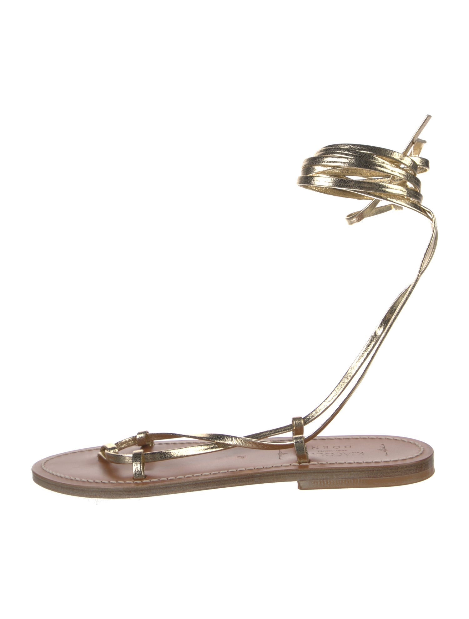 Doen & K.Jacques Leather Gladiator Sandals