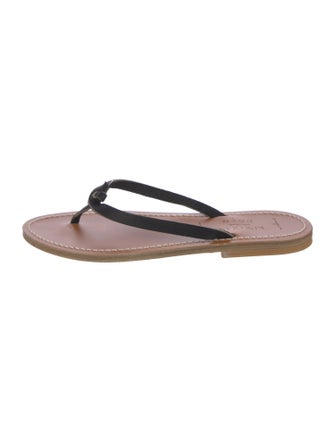 Doen & K.Jacques Leather Flip Flops