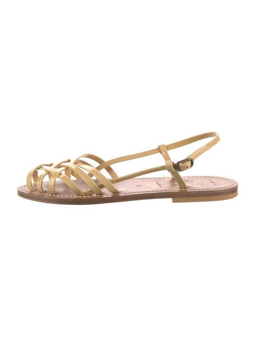Doen & K.Jacques Leather Slingback Sandals