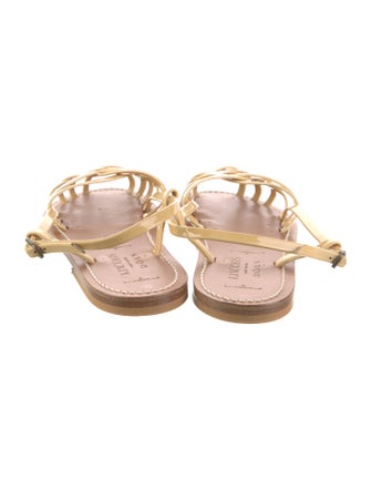 Doen & K.Jacques Leather Slingback Sandals