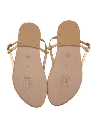 Doen & K.Jacques Leather Slingback Sandals