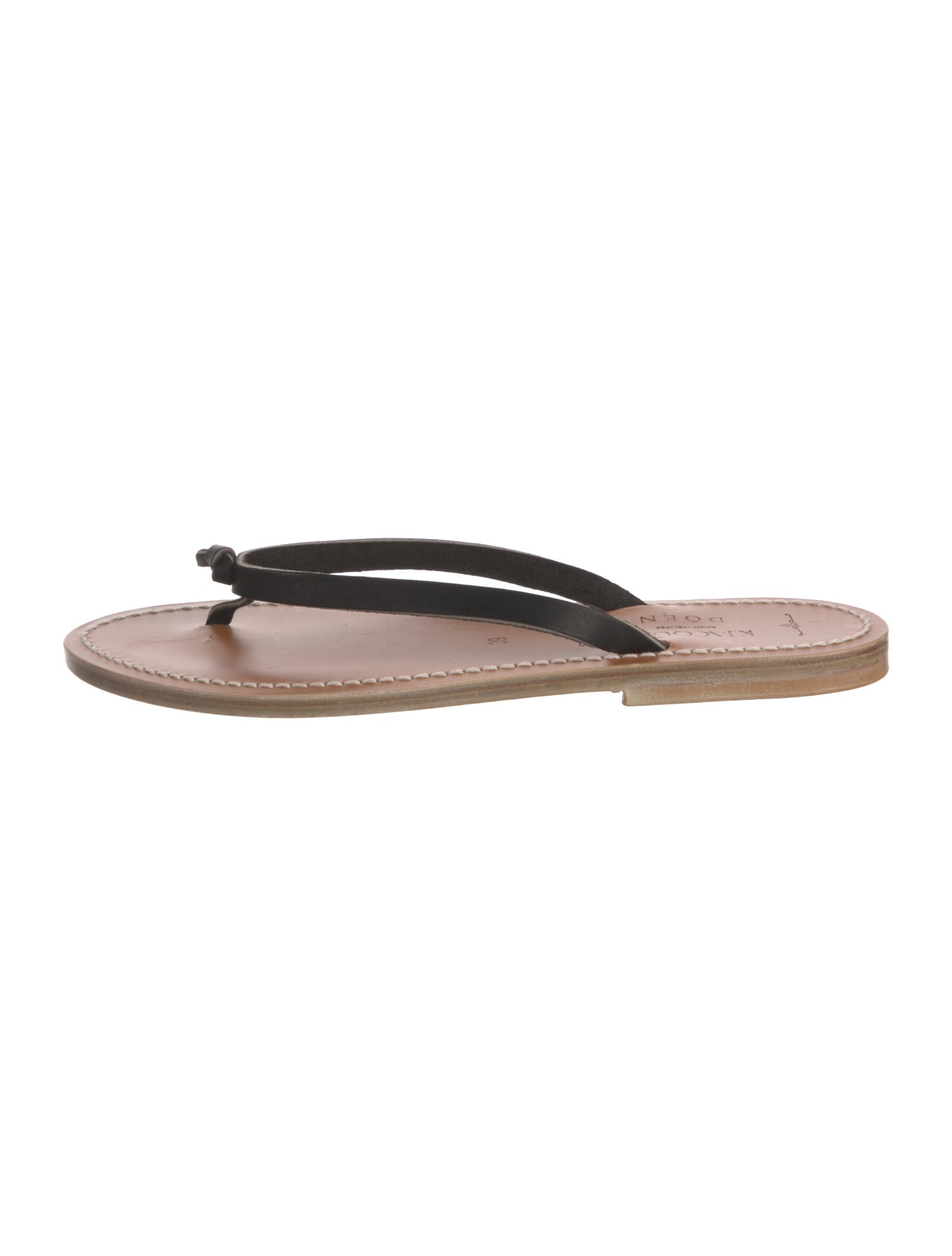 Doen & K.Jacques Leather Flip Flops