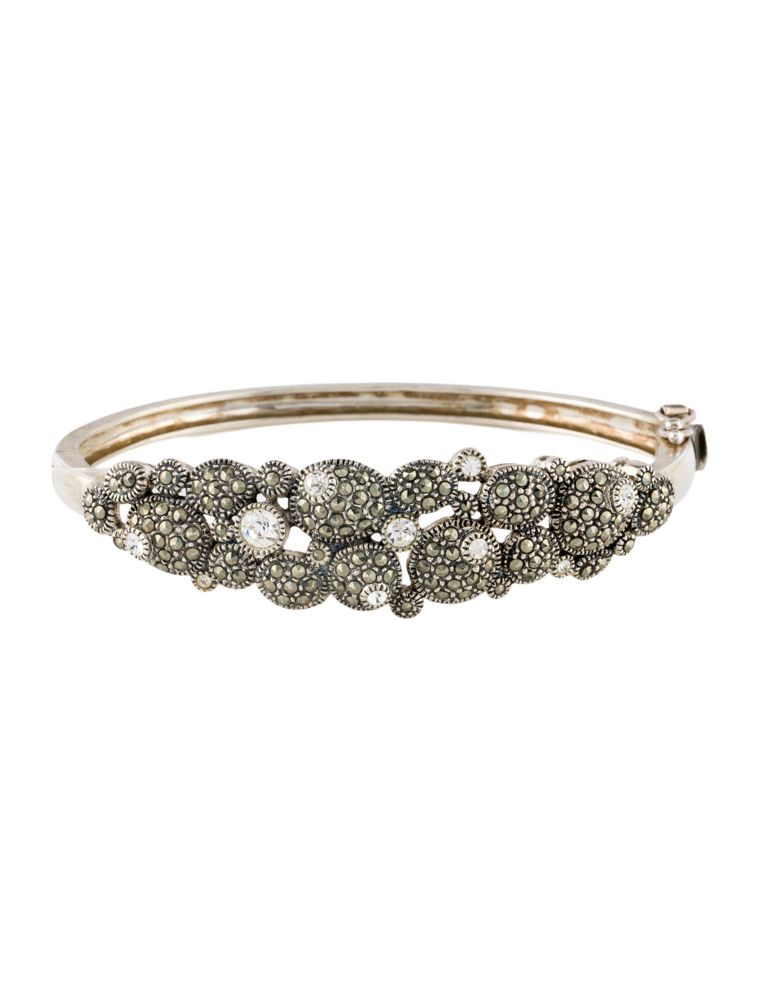 Judith Jack Crystal Bangle Bracelet