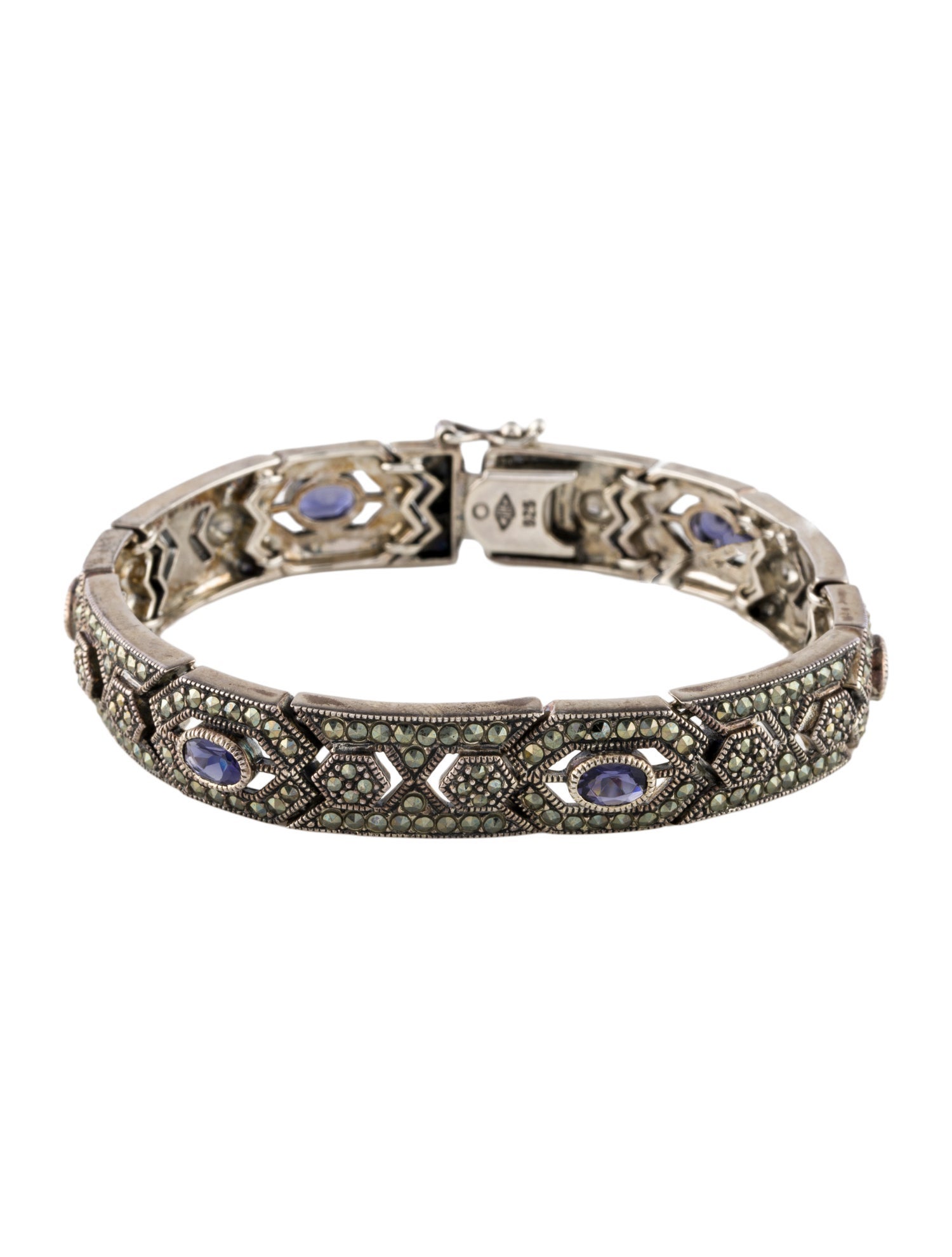 Judith Jack Stone Link Bracelet