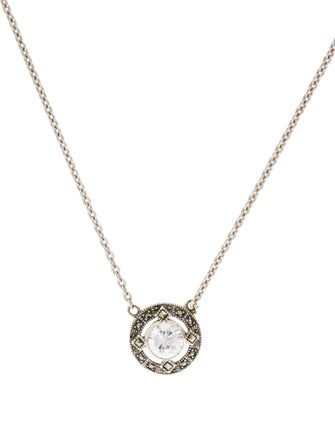 Judith Jack Cubic Zirconia Pendant Necklace