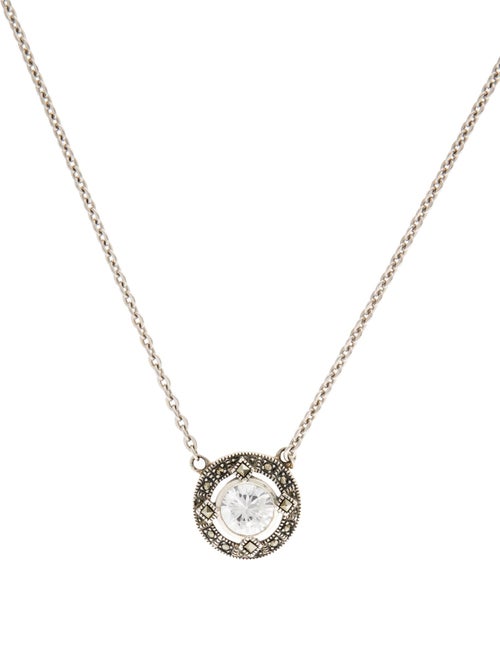 Judith Jack Cubic Zirconia Pendant Necklace