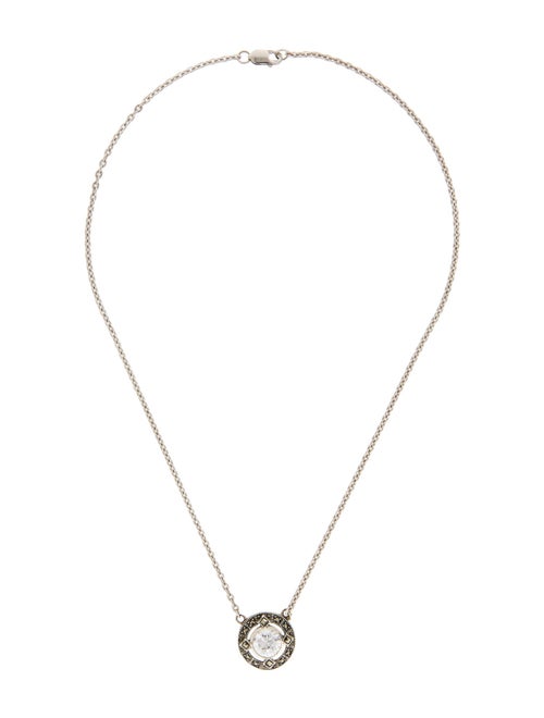 Judith Jack Cubic Zirconia Pendant Necklace
