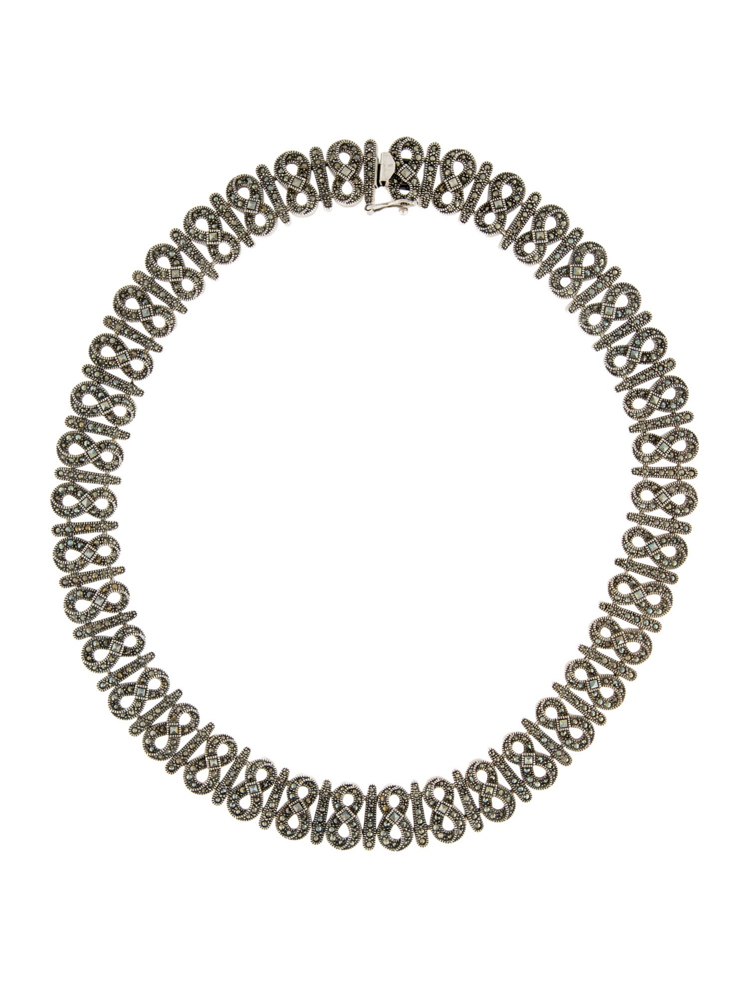 Judith Jack Marcasite Collar Necklace