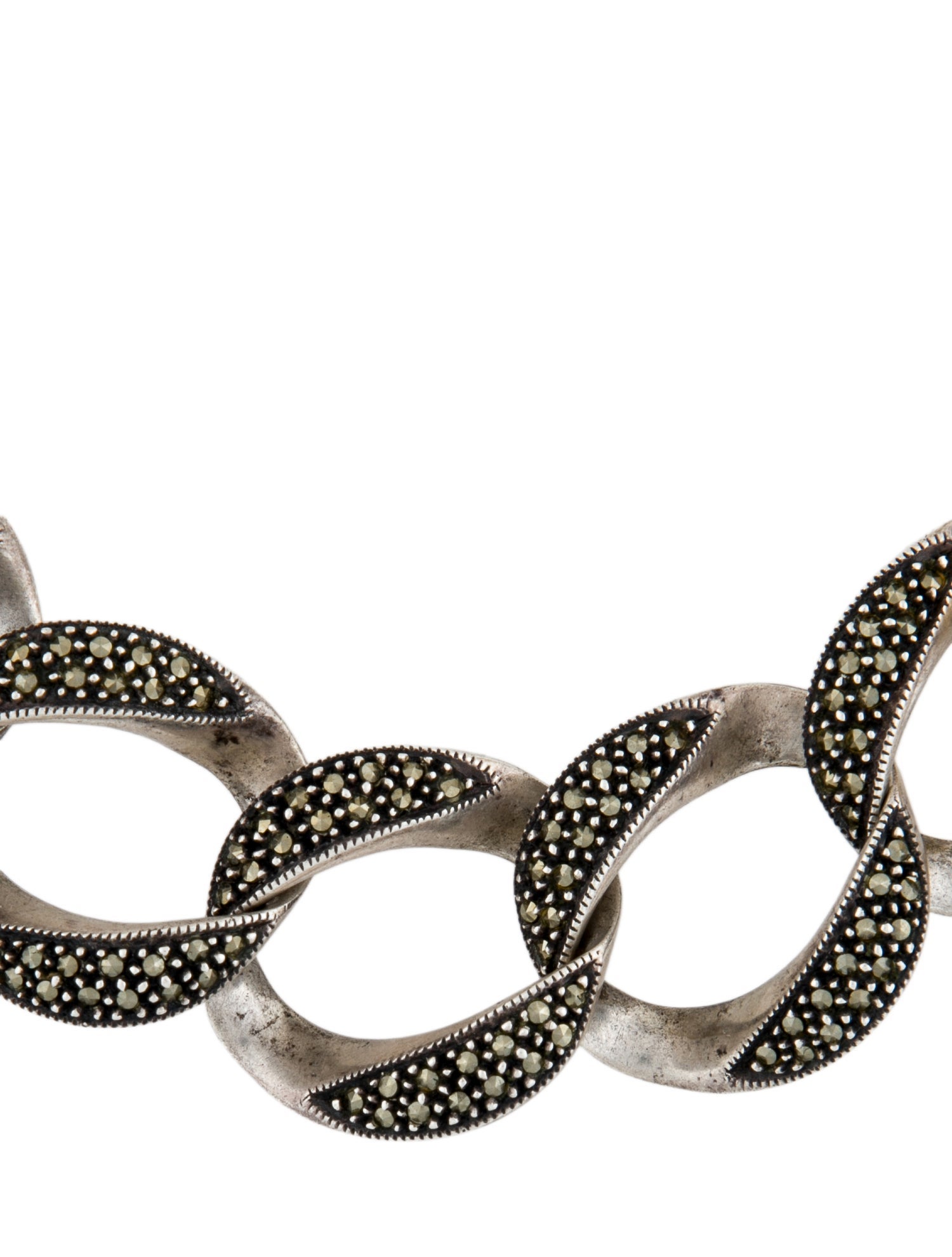 Judith Jack Chain Link Choker Necklace