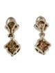 Judith Jack Crystal & Marcasite Earclip Drop Earrings