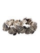 Judith Jack Onyx & Marcasite Link Bracelet
