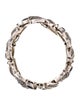 Judith Jack Onyx & Marcasite Link Bracelet