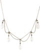 Judith Jack Pearl & Marcasite Station Necklace