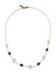 Judith Jack Pearl & Marcasite Collar Necklace