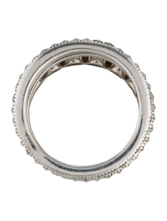 Judith Jack Cubic Zirconia & Marcasite Band Ring Set