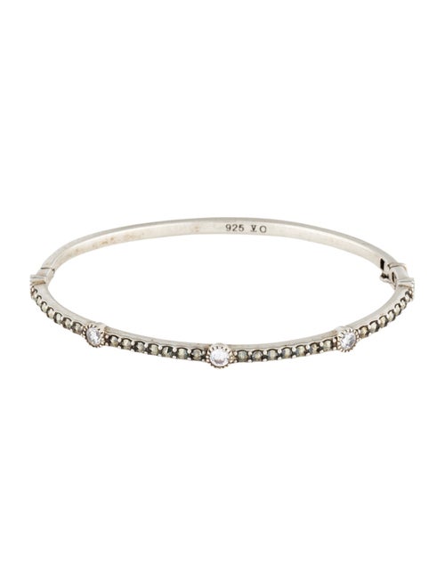 Judith Jack Marcasite & Cubic Zirconia Bangle Bracelet