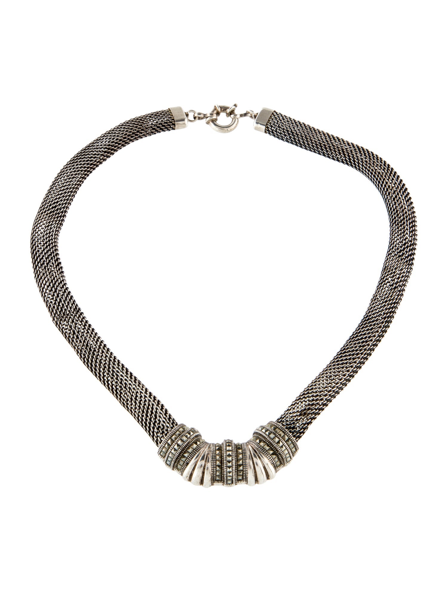 Judith Jack Marcasite Collar Necklace