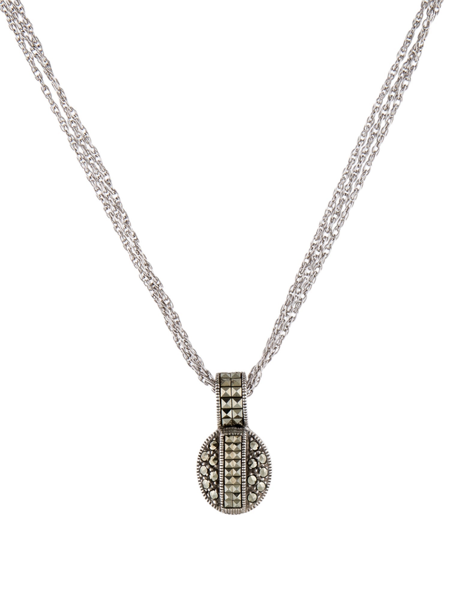 Judith Jack Pendant Collar Necklace