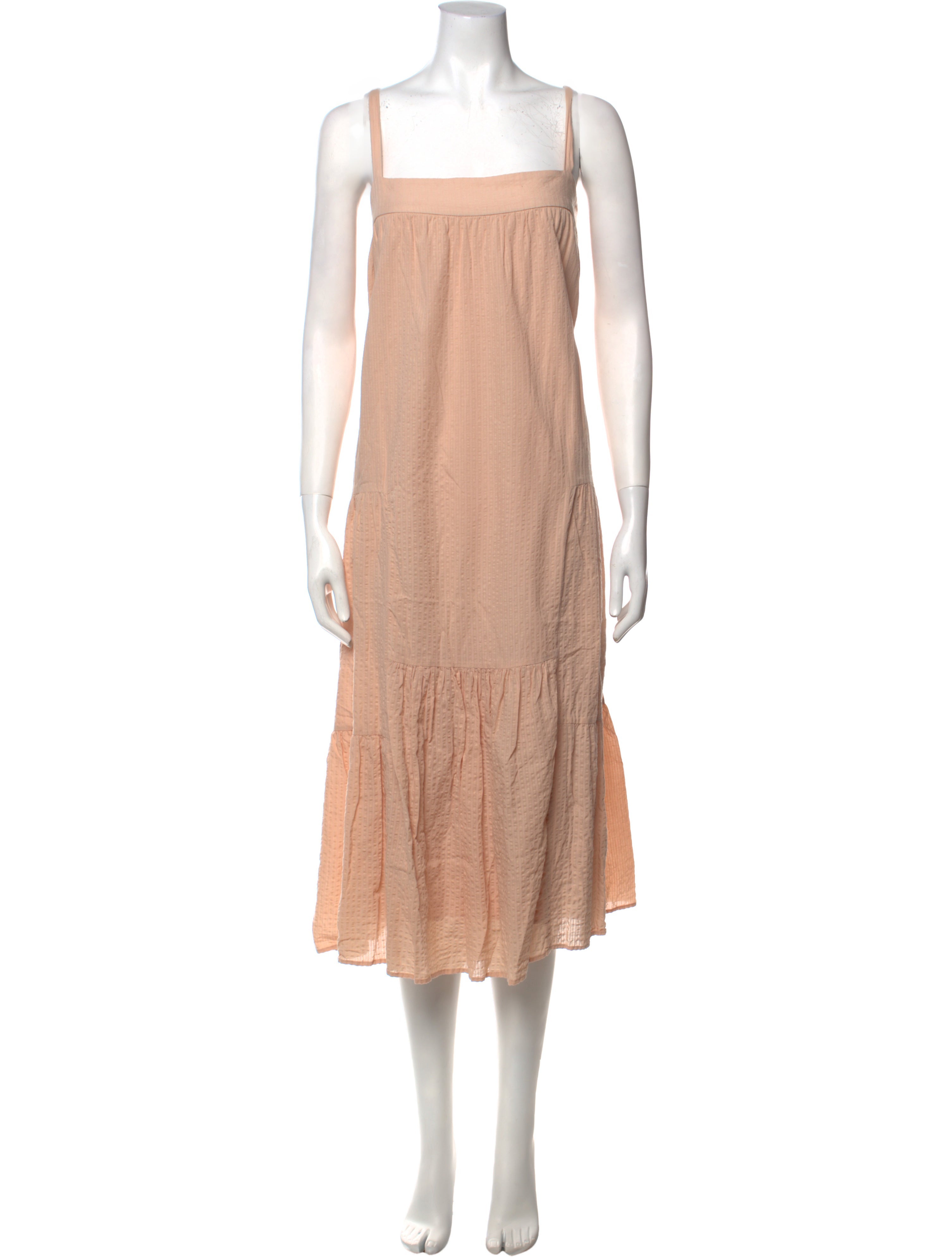 Jenni Kayne Square Neckline Long Dress Neutrals Dresses, Clothing