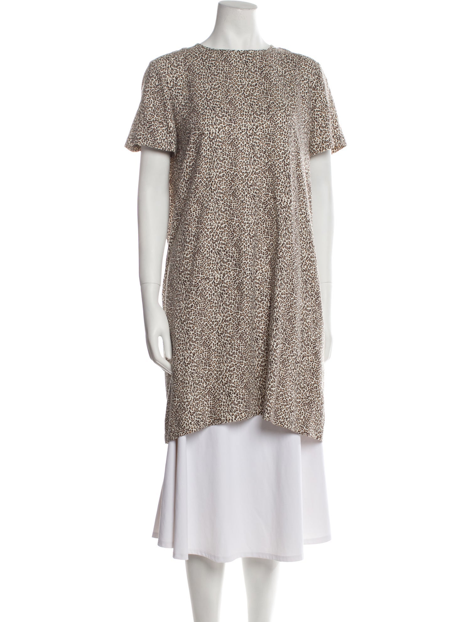 Jenni Kayne Animal Print Crew Neck Tunic
