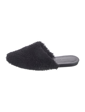 JENNI KAYNE Flats Faux Fur Mules Us7, It37 | 7