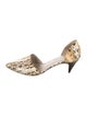 Jenni Kayne Python Animal Print D'Orsay Pumps