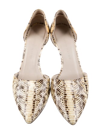 Jenni Kayne Python Animal Print D'Orsay Pumps
