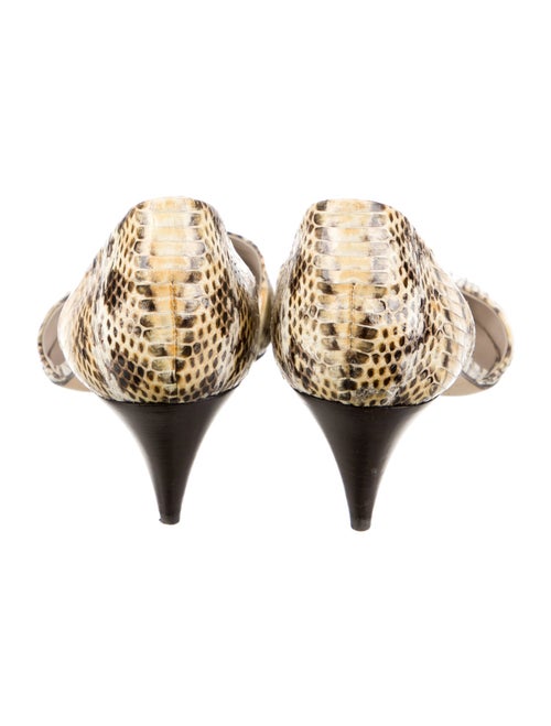 Jenni Kayne Python Animal Print D'Orsay Pumps