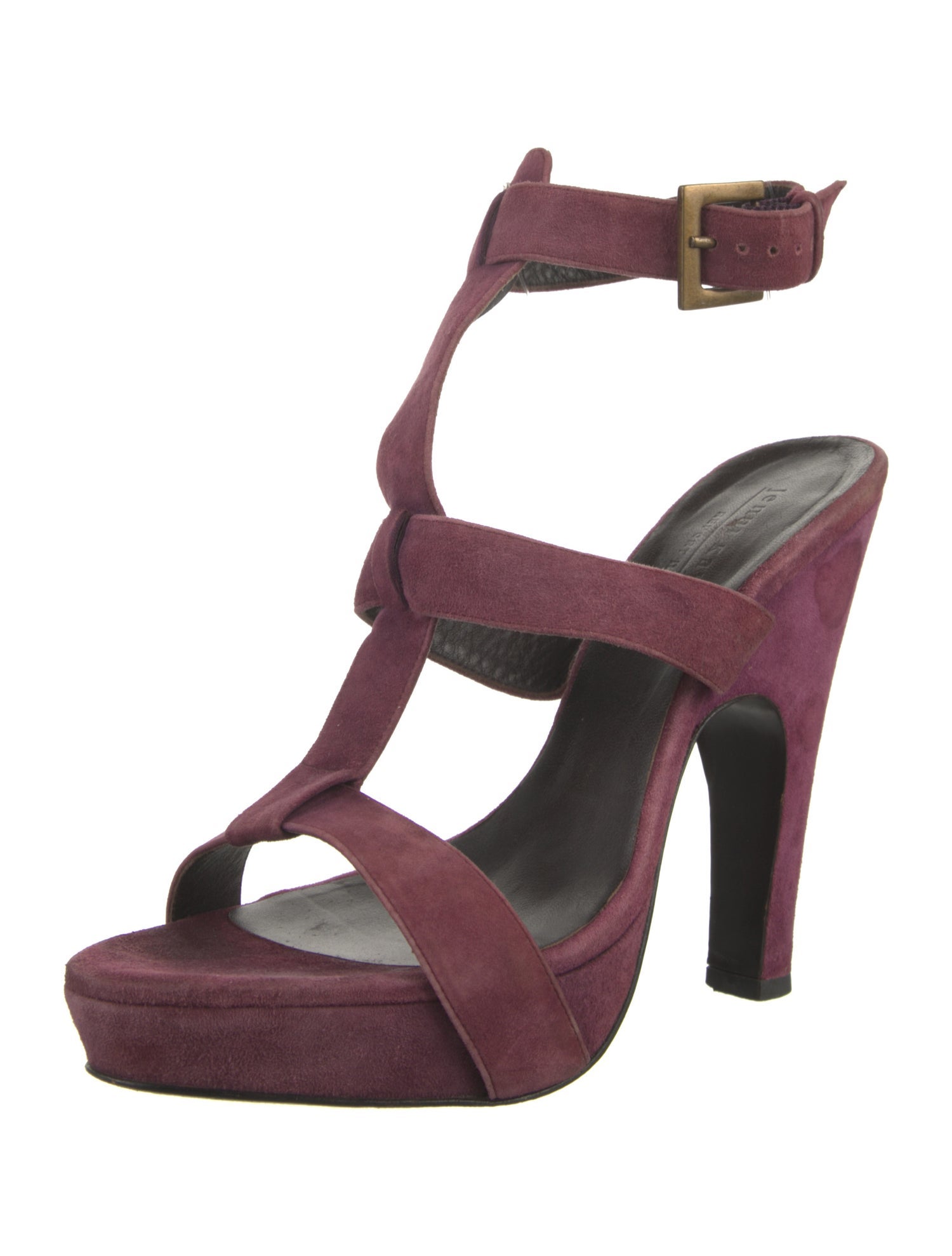 Jenni Kayne Suede T-Strap Sandals