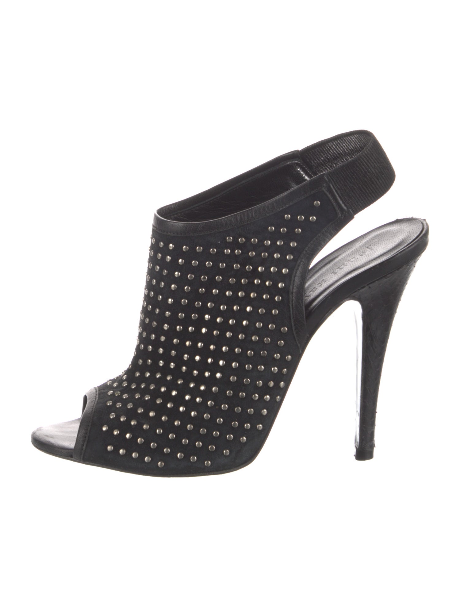 Jenni Kayne Suede Studded Accents Slingback Sandals