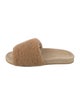 Jenni Kayne Shearling Fur Trim Slides
