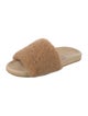 Jenni Kayne Shearling Fur Trim Slides