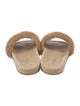 Jenni Kayne Shearling Fur Trim Slides