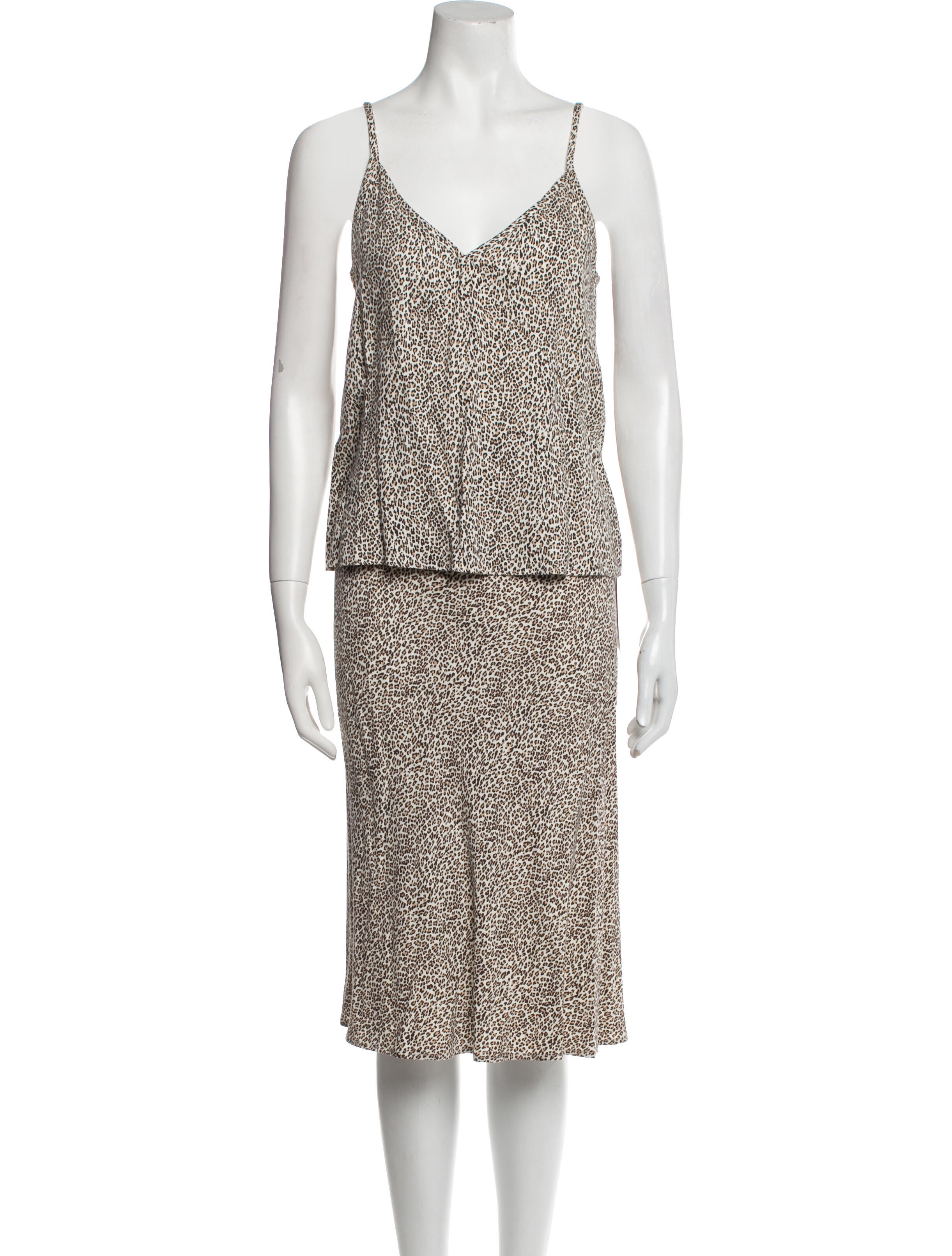 Jenni Kayne Animal Print Skirt Set