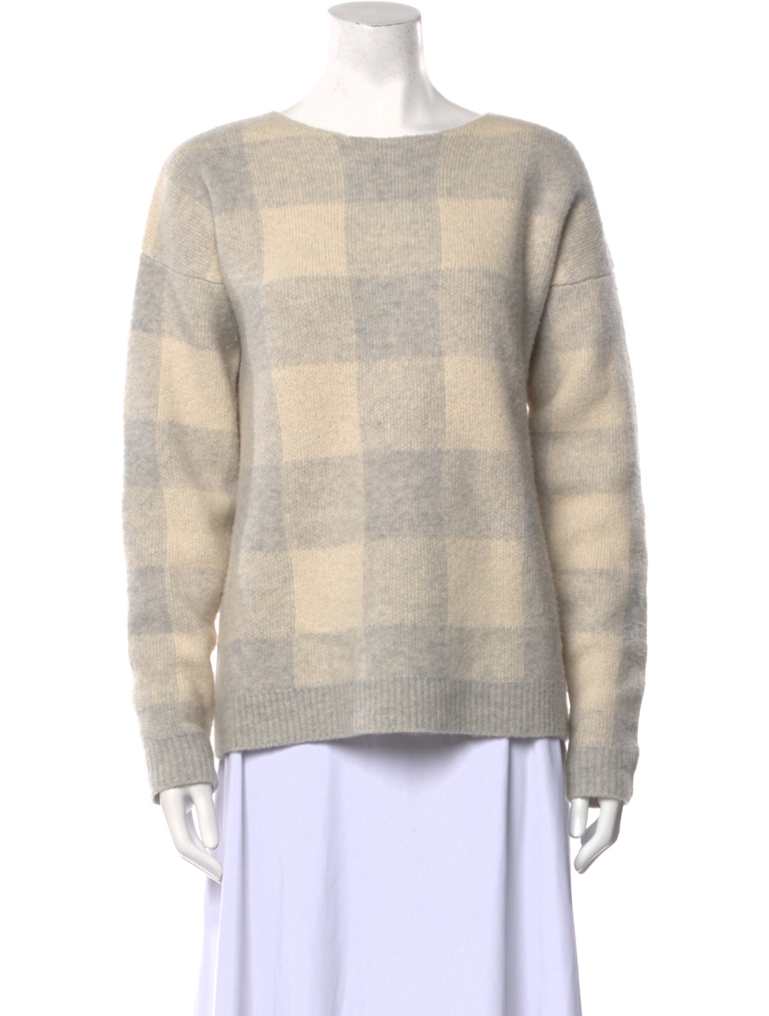 Jenni Kayne Cashmere Plaid Print Sweater