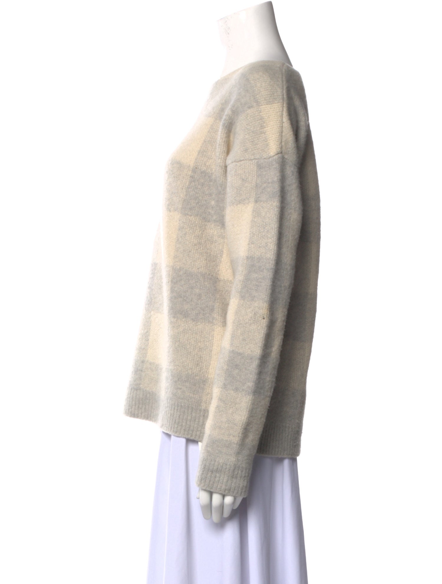 Jenni Kayne Cashmere Plaid Print Sweater