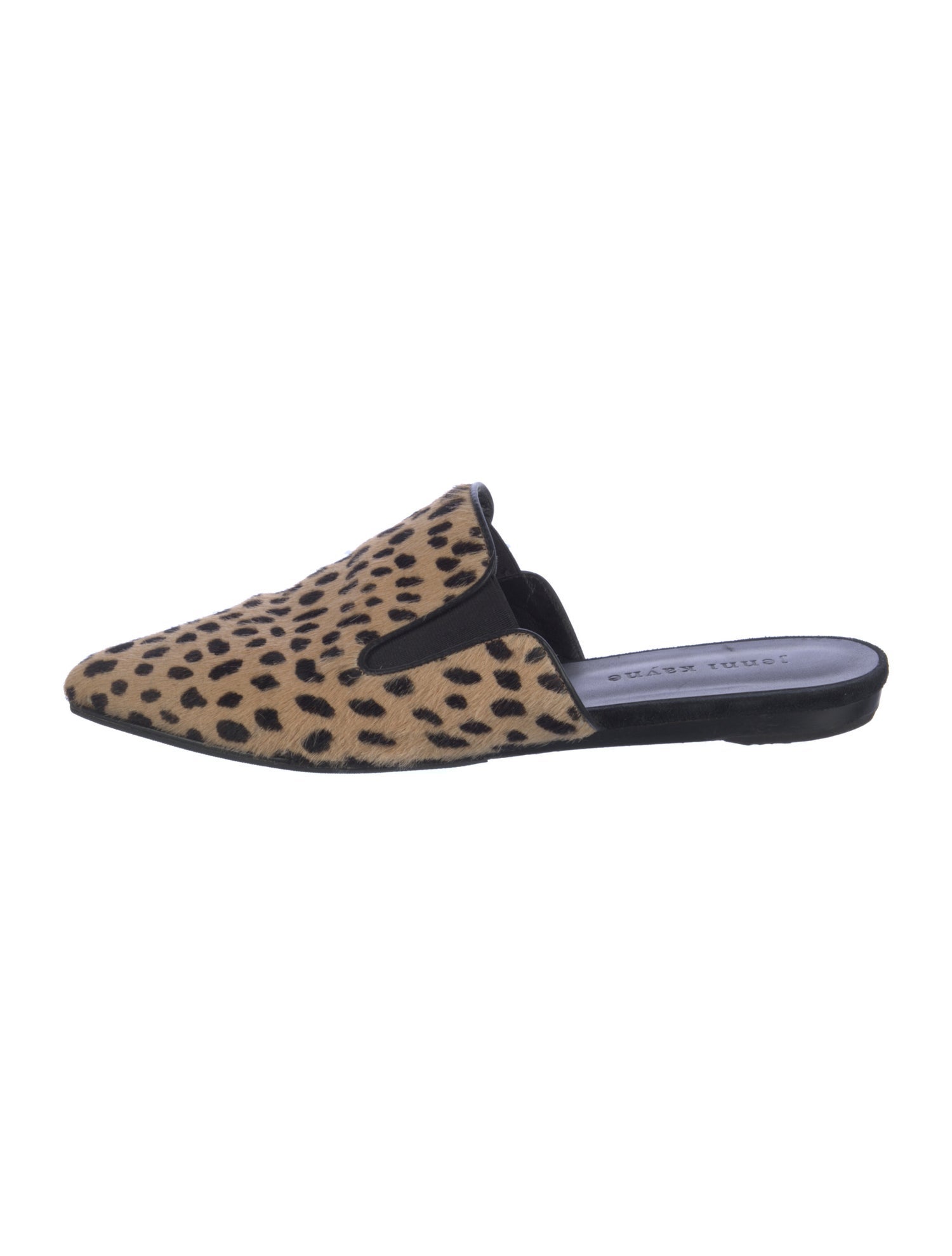 Jenni Kayne Ponyhair Animal Print Mules