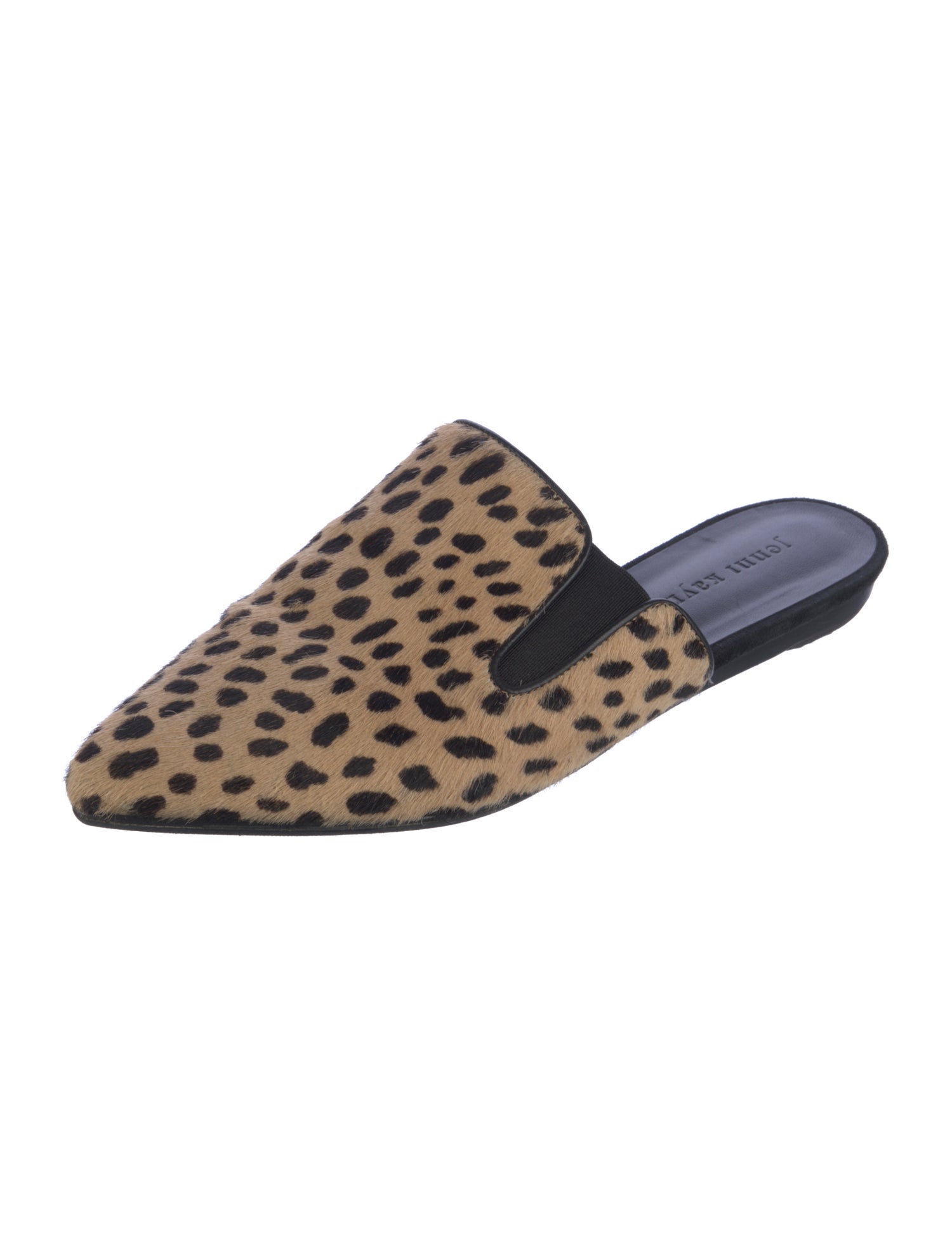 Jenni Kayne Ponyhair Animal Print Mules