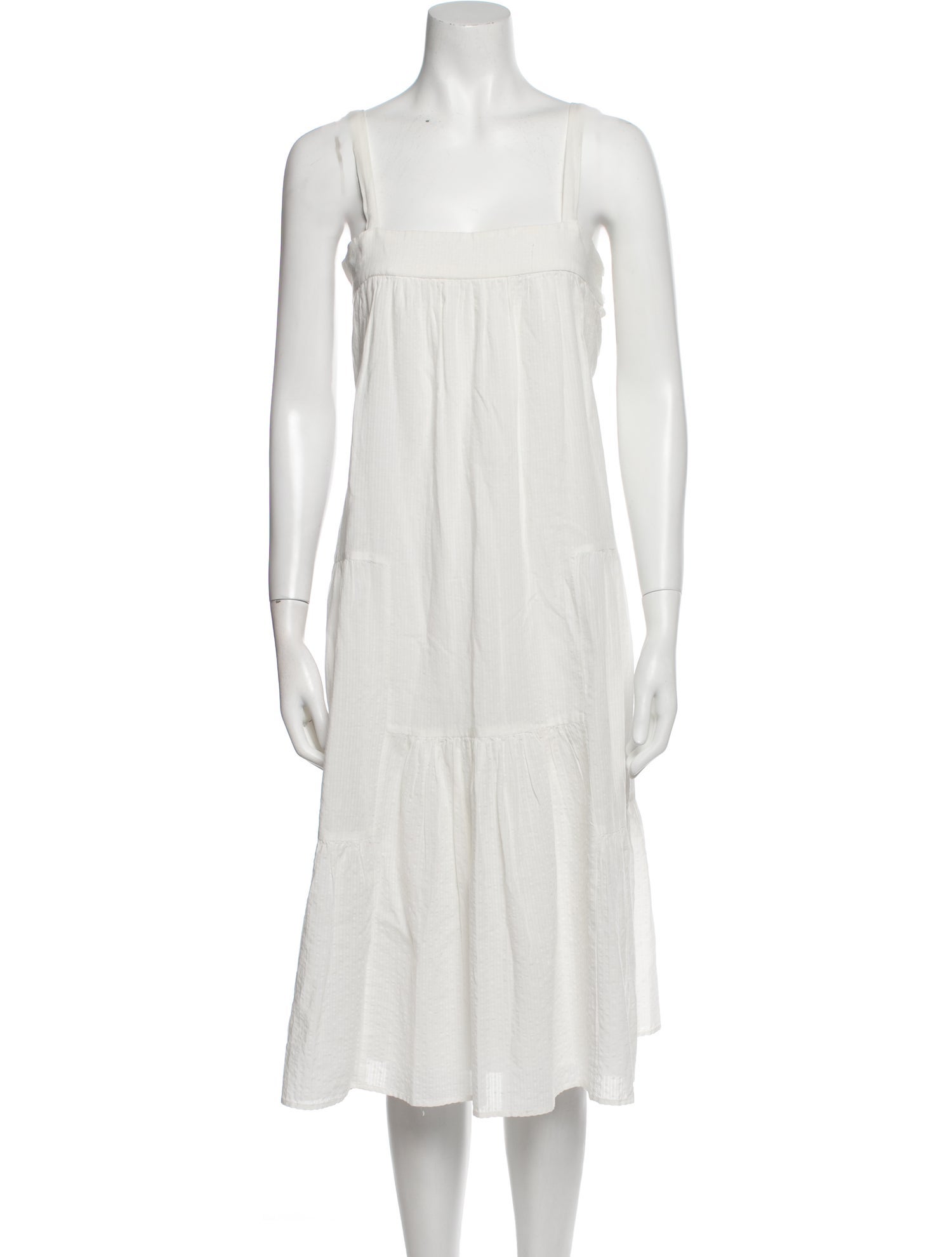Jenni Kayne Square Neckline Midi Length Dress