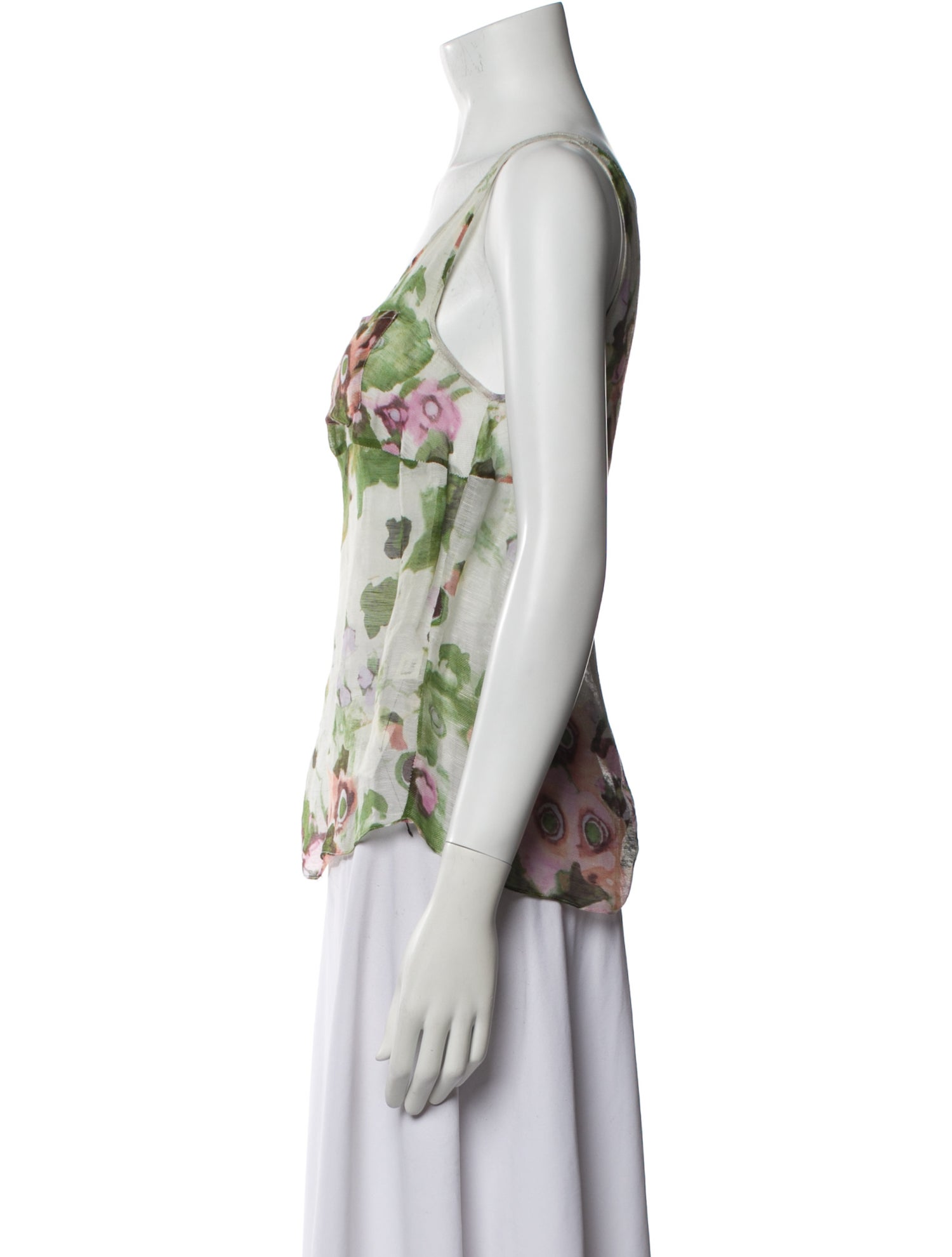Jenni Kayne Linen Floral Print Top