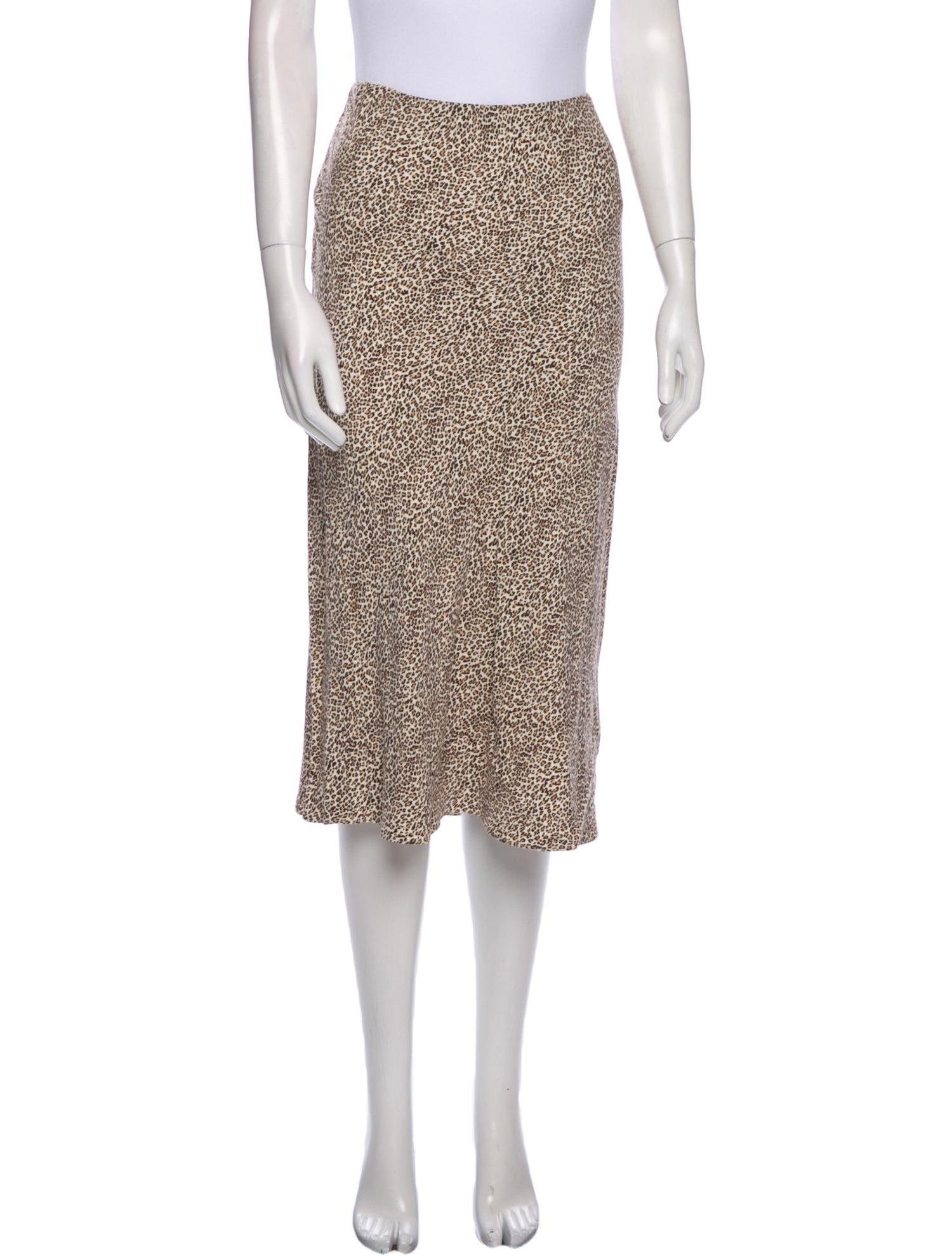 Jenni Kayne Animal Print Midi Length Skirt