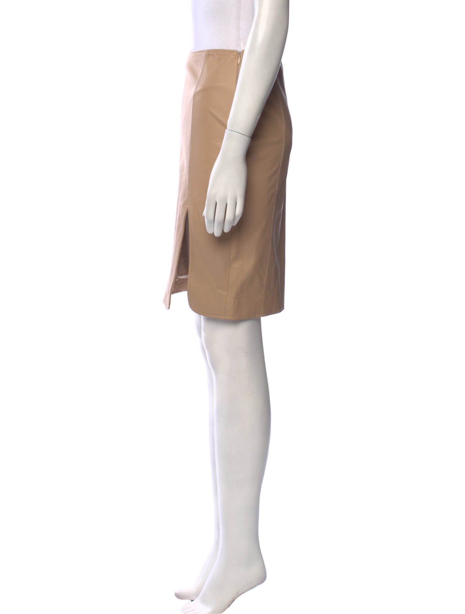 Jenni Kayne Leather Knee-Length Skirt