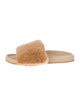 Jenni Kayne Fur Fur Trim Slides