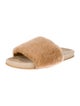 Jenni Kayne Fur Fur Trim Slides