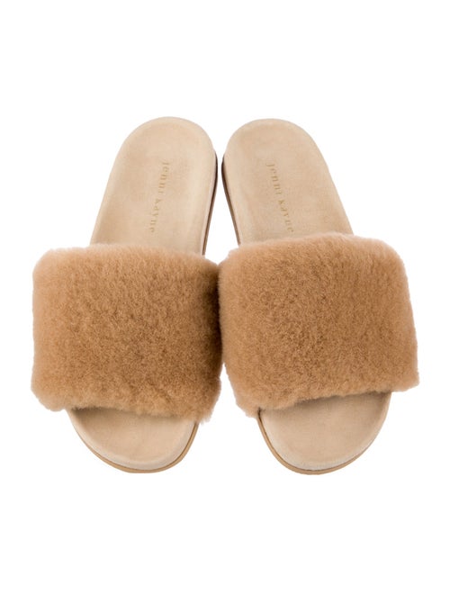 Jenni Kayne Fur Fur Trim Slides