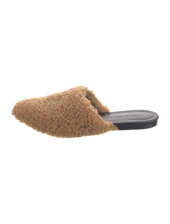 Jenni Kayne Shearling Fur Trim Mules