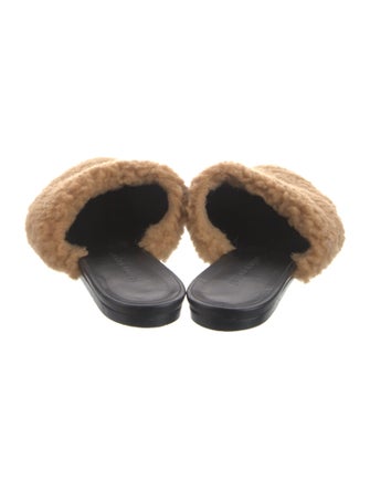 Jenni Kayne Shearling Fur Trim Mules
